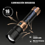 Linterna Táctica LED 3000 Lúmenes con Lente de Ignición Multifuncional Resistente al Agua | FYREBEAM™