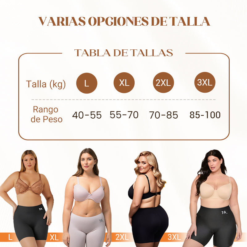 🔥45% de descuento 🔥Ropa interior de seda helada de cintura alta para mujer con control de abdomen y levantamiento de cadera