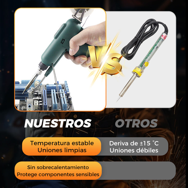 Kit Soldador 80W con Estaño Incluido — Repara Como un Profesional desde Casa
