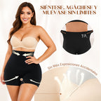🔥45% de descuento 🔥Ropa interior de seda helada de cintura alta para mujer con control de abdomen y levantamiento de cadera