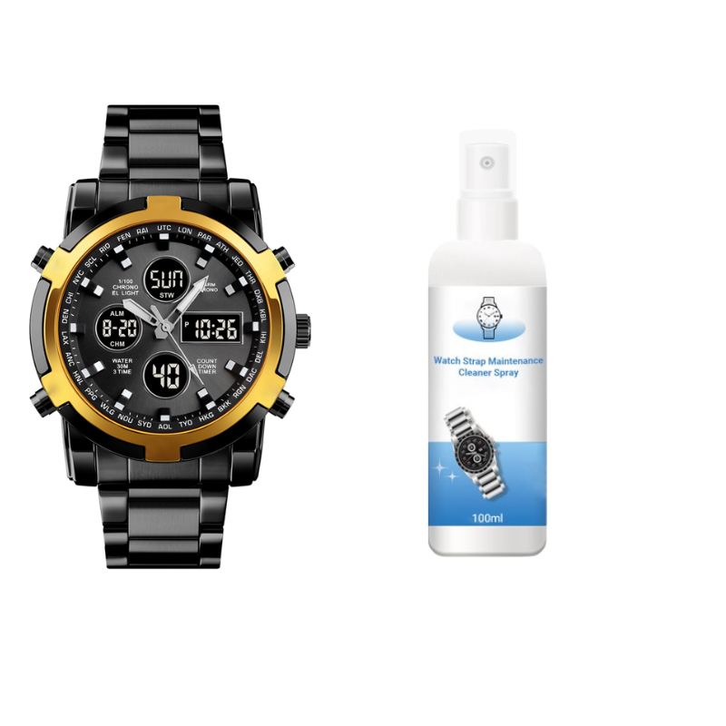 ⏰ ¡Oferta Limitada 50% OFF! ⏱️ Reloj Militar 48mm con Doble Visualización – Resistente al Agua, Preciso y Estilo Aventurero 🏞️💪