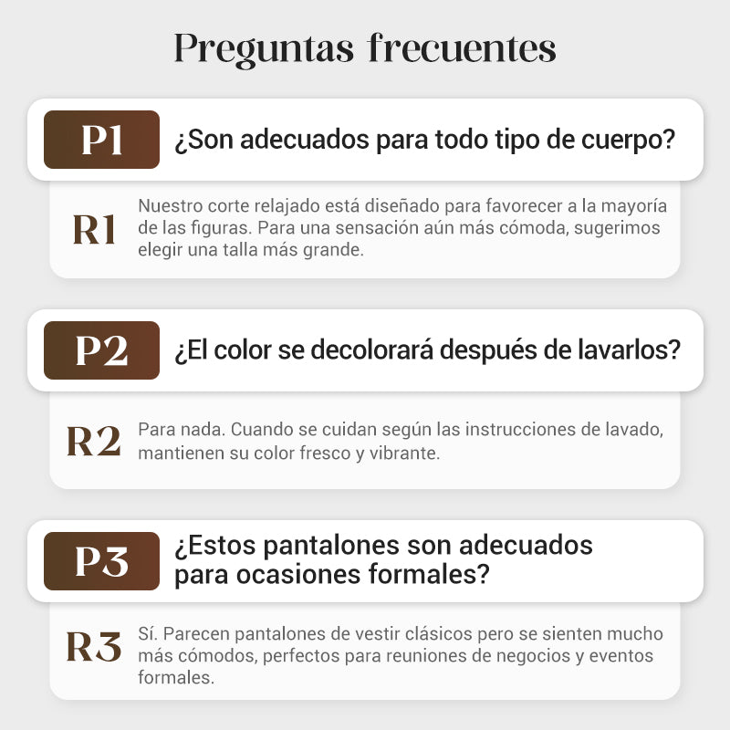 Pantalones clásicos de cintura alta para hombre