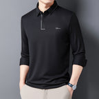 Camisa de manga larga nuevo modelo de negocios casual  con cuello solapa