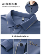 Camisa de manga larga nuevo modelo de negocios casual  con cuello solapa