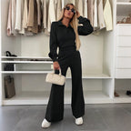 🔥Conjunto de Pantalón y Blusa de Moda | Look Elegante y Cómodo para Mujer