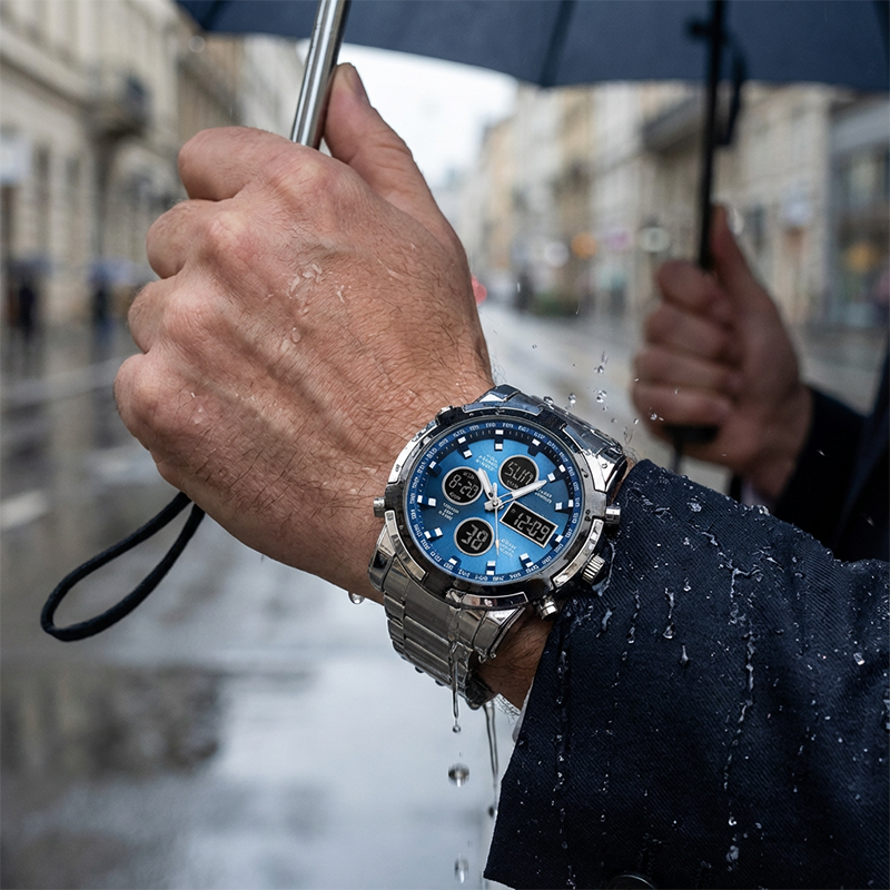 ⏰ ¡Oferta Limitada 50% OFF! ⏱️ Reloj Militar 48mm con Doble Visualización – Resistente al Agua, Preciso y Estilo Aventurero 🏞️💪