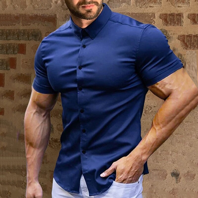 Camisas de Botones para Hombre Pousbo® – Sin Plancha
