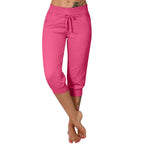 Pantalones deportivos cortos con cintura con cordón para estar en casa