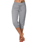 Pantalones deportivos cortos con cintura con cordón para estar en casa
