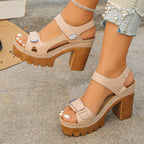 🌼 ¡OFERTA POR TIEMPO LIMITADO 50% DE DESCUENTO! ✨Sandalias de Plataforma para Mujer de Verano con Velcro Ajustable y Suela Antiderrapante